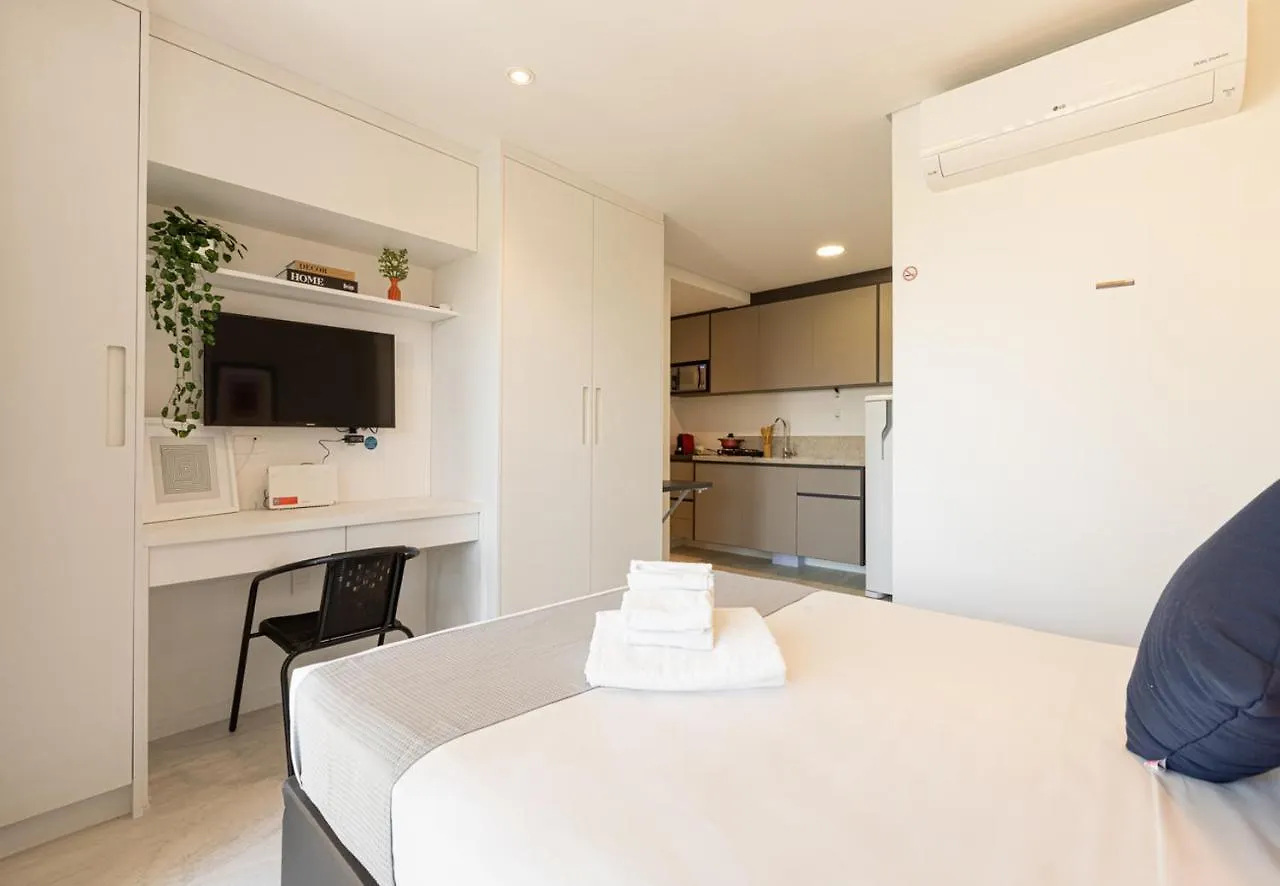 Easy Star - Lindo Studio No Brooklin Ao Lado Av. Santo Amaro! - Yt01H Sao Paulo Brazil