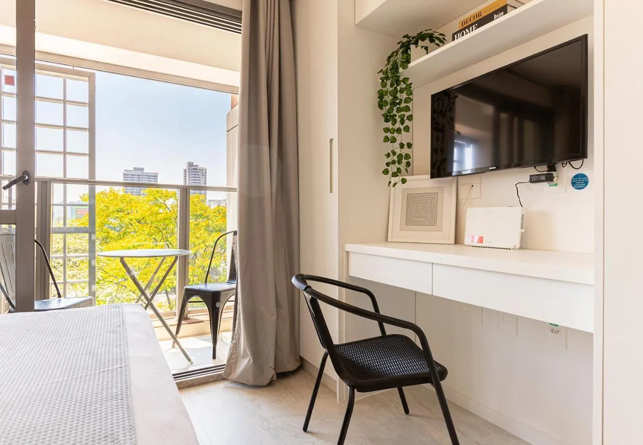 Apartment Easy Star - Lindo Studio No Brooklin Ao Lado Av. Santo Amaro! - Yt01H Sao Paulo Brazil