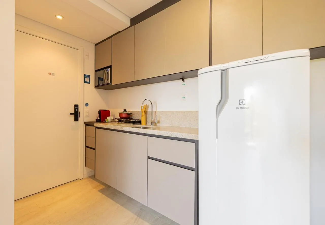 Easy Star - Lindo Studio No Brooklin Ao Lado Av. Santo Amaro! - Yt01H Sao Paulo Apartment