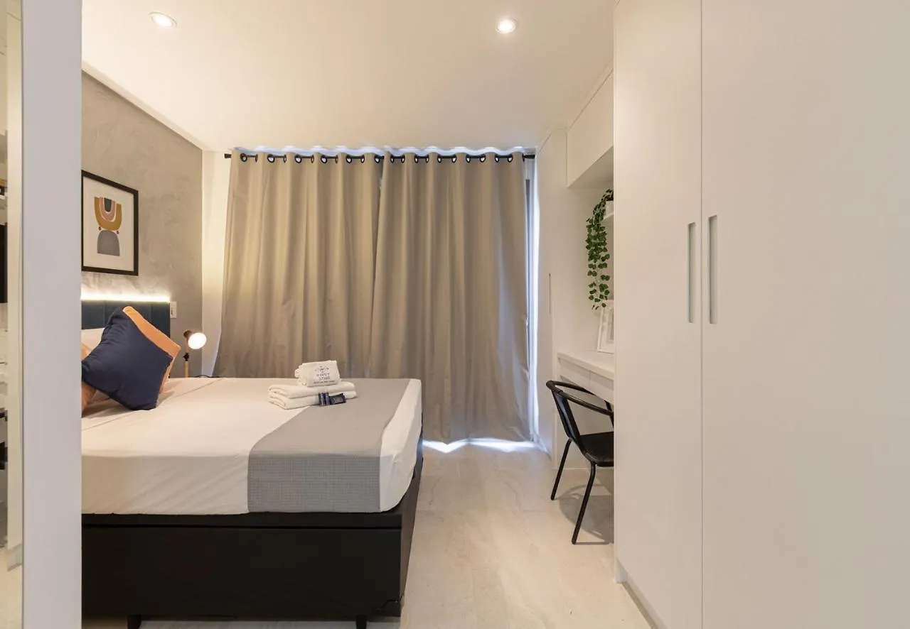 Apartment Easy Star - Lindo Studio No Brooklin Ao Lado Av. Santo Amaro! - Yt01H Sao Paulo