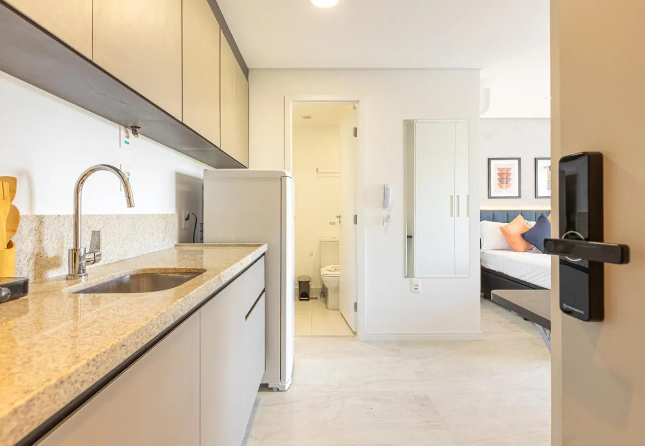 Easy Star - Lindo Studio No Brooklin Ao Lado Av. Santo Amaro! - Yt01H Sao Paulo