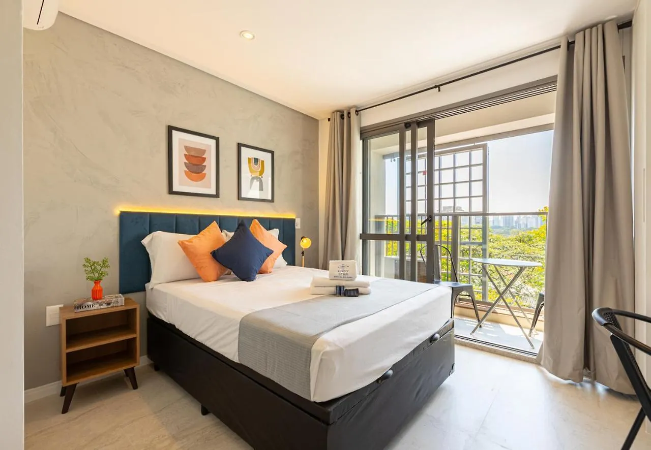 Easy Star - Lindo Studio No Brooklin Ao Lado Av. Santo Amaro! - Yt01H ساو باولو
