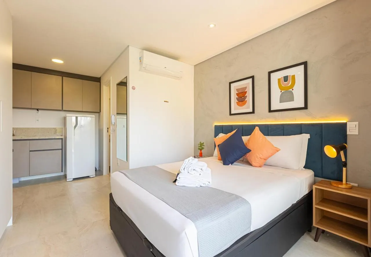 Easy Star - Lindo Studio No Brooklin Ao Lado Av. Santo Amaro! - Yt01H ساو باولو 0*,  البرازيل