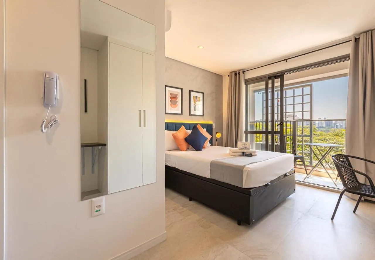 Apartment Easy Star - Lindo Studio No Brooklin Ao Lado Av. Santo Amaro! - Yt01H Sao Paulo