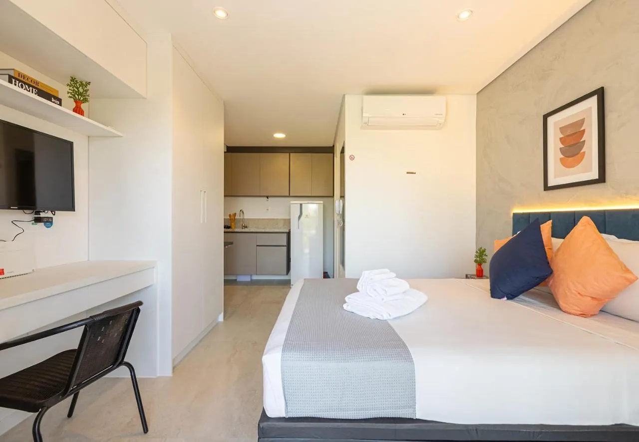 Easy Star - Lindo Studio No Brooklin Ao Lado Av. Santo Amaro! - Yt01H Sao Paulo